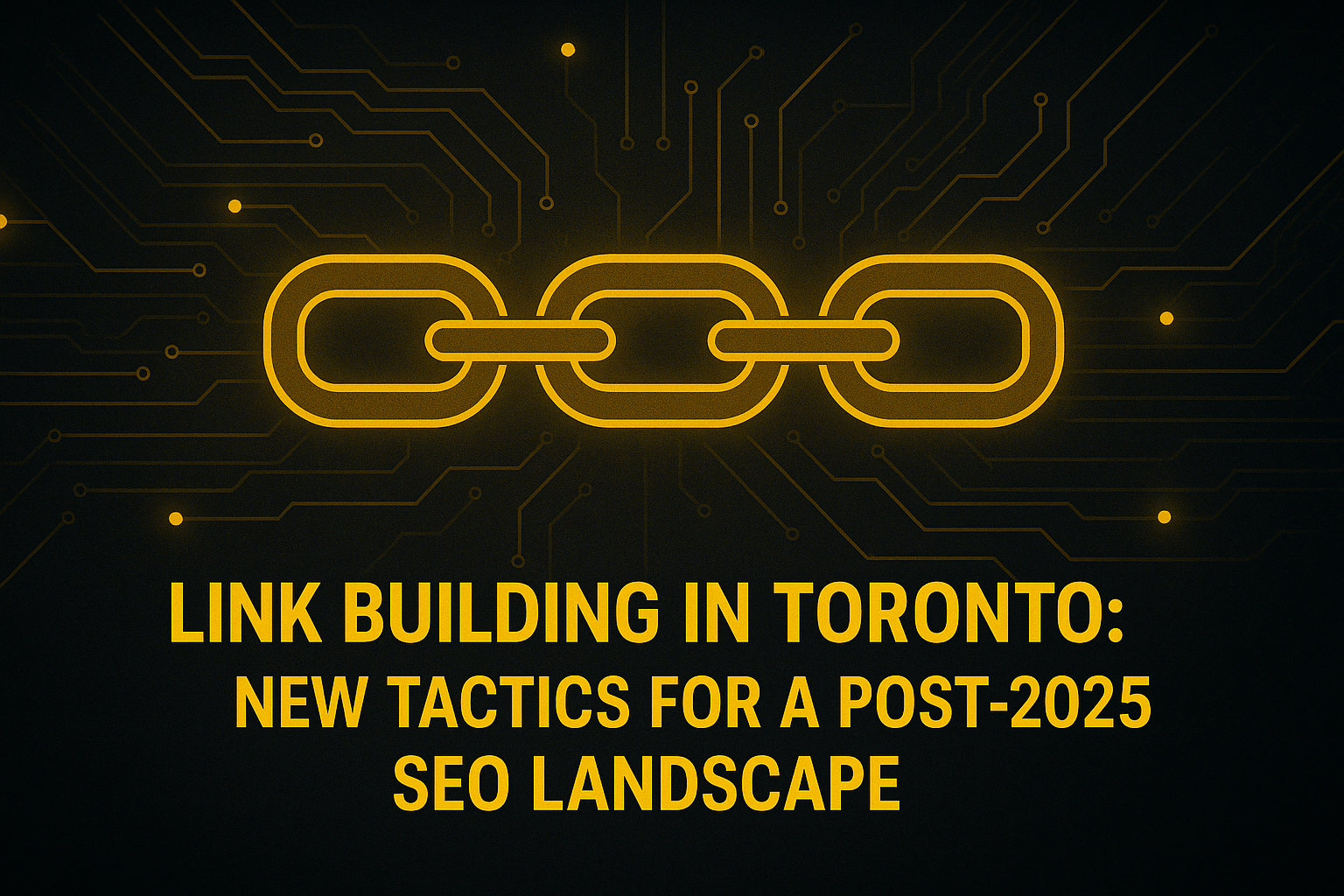 New SEO Link Tactics Toronto 2025