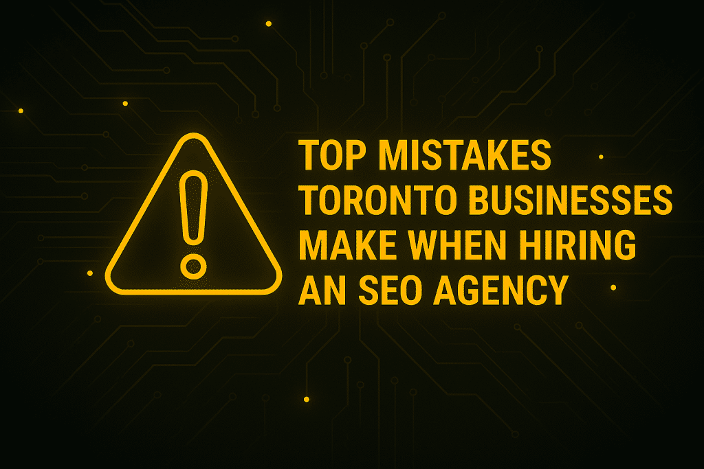SEO Agency Hiring Errors Toronto