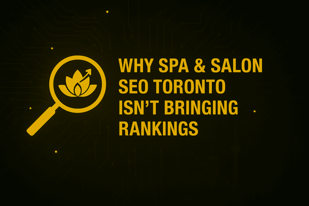 Toronto Spa and Salon SEO: Why Rankings Aren’t Improving