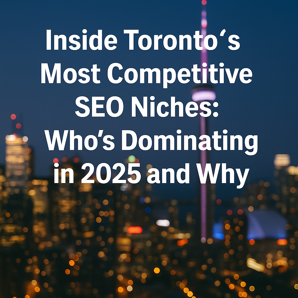 Inside Toronto’s Most Competitive SEO Niches: Who’s Dominating in 2025 and Why