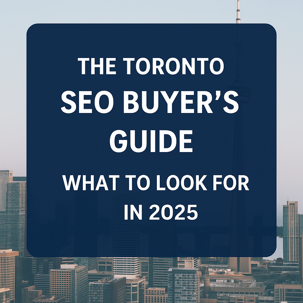 toronto seo buyers guide