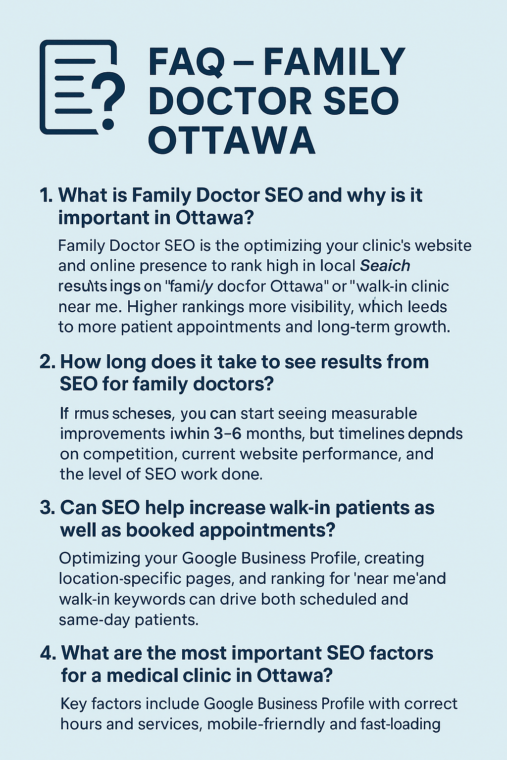 Family doctor seo ottawa