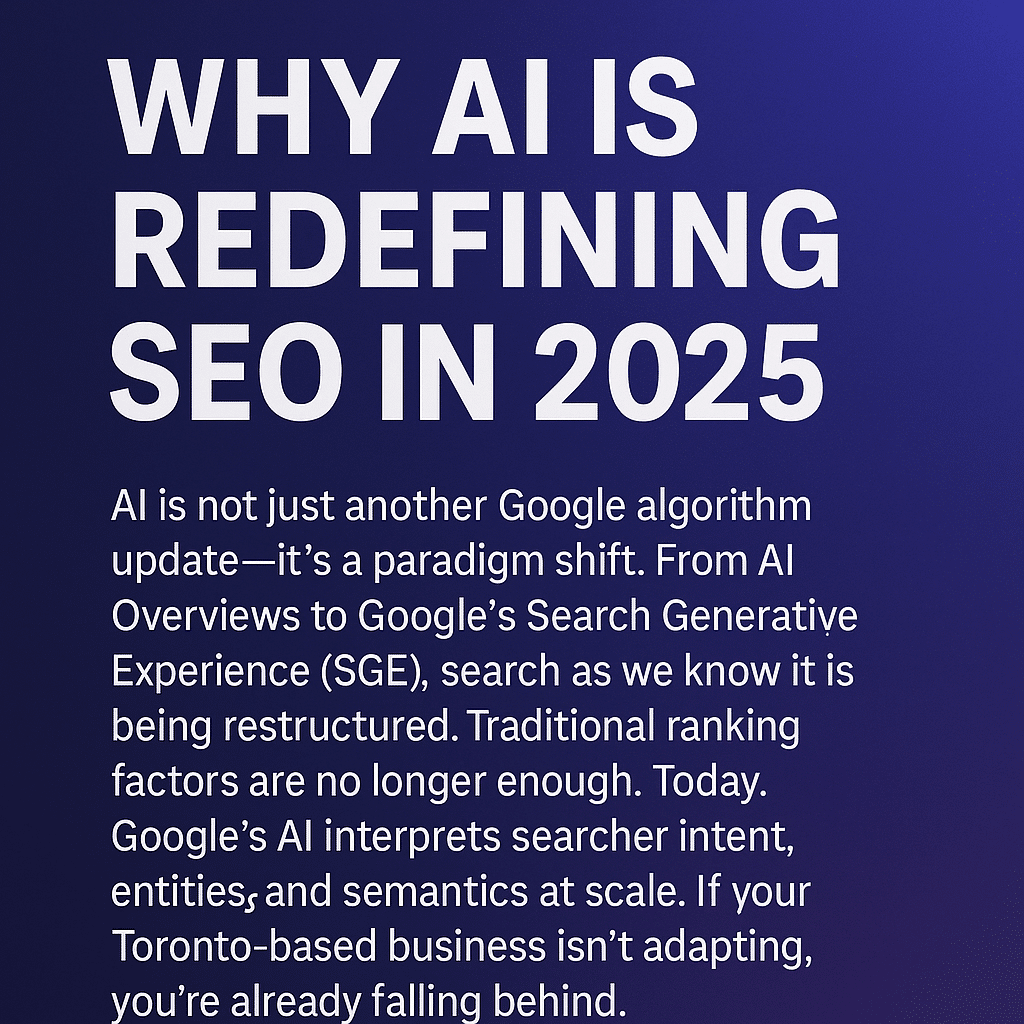 ai redifining seo