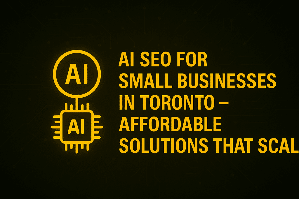 Smart SEO Scaling with AI for Toronto Small Businesses