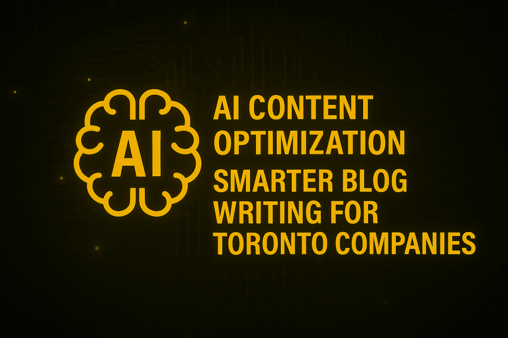 AI Content Optimization for Smarter Blog Writing
