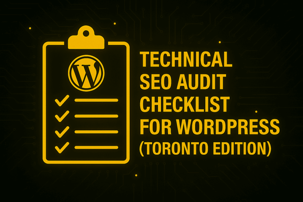 WordPress SEO Checklist in Toronto