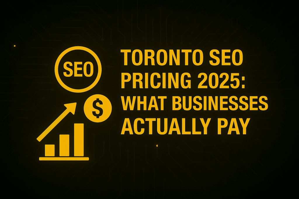 Toronto SEO Pricing 2025