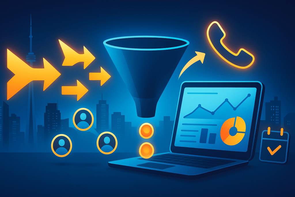 Conversion-First SEO Toronto Traffic to Booked Jobs