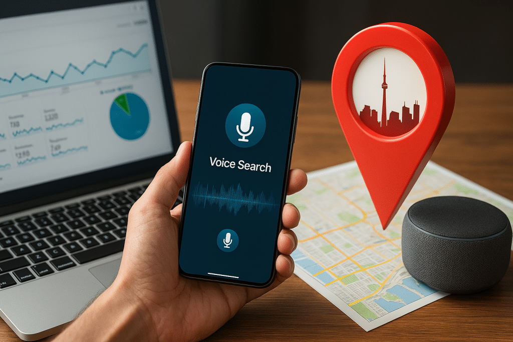 Voice Search Optimization in Toronto – Real Actions Concept