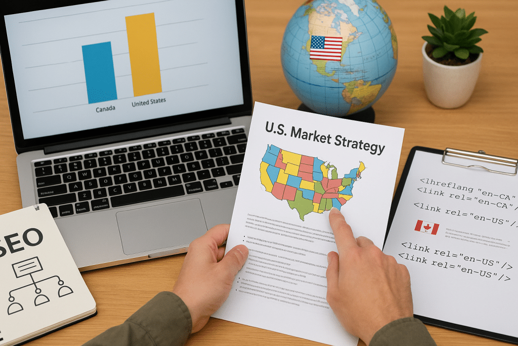 International SEO Strategy from Toronto Targeting the U.S.