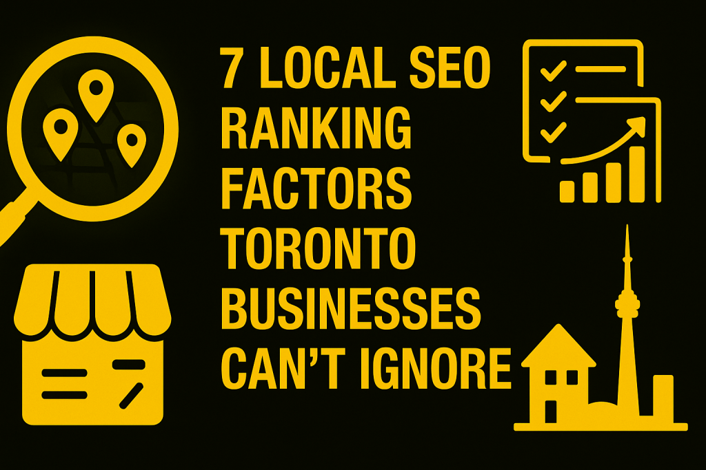7 Local SEO Ranking Factors Toronto Businesses Can’t Ignore