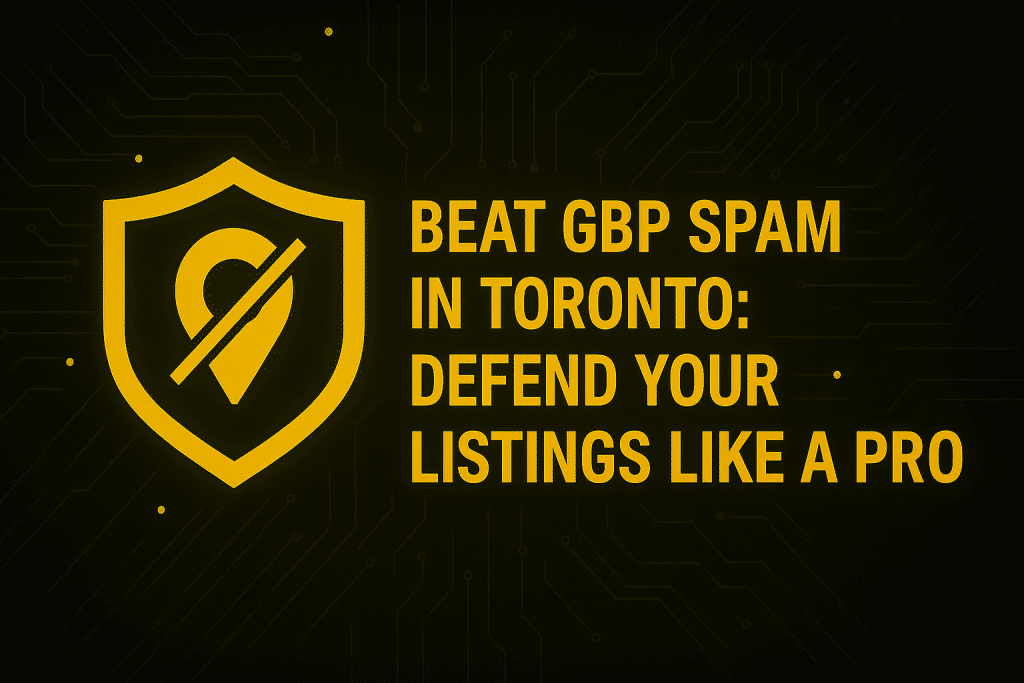 Beat GBP Spam in Toronto – Defend Your Listings Like a Pro