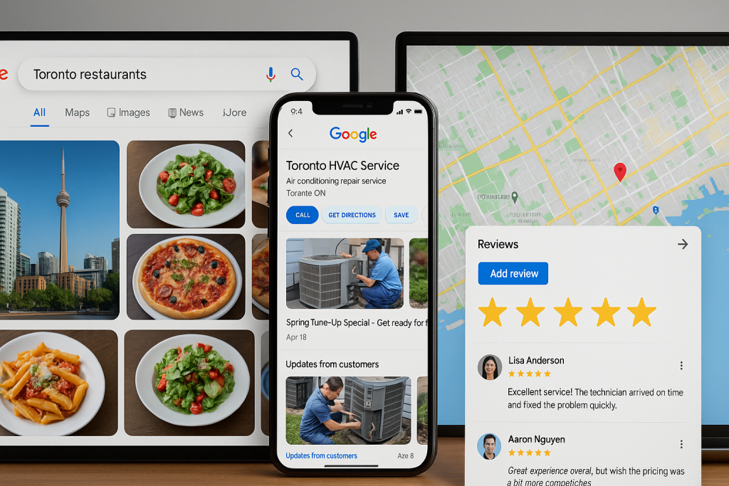 How to Optimize Photos, Posts, and Reviews on Google Business Profile in Toronto