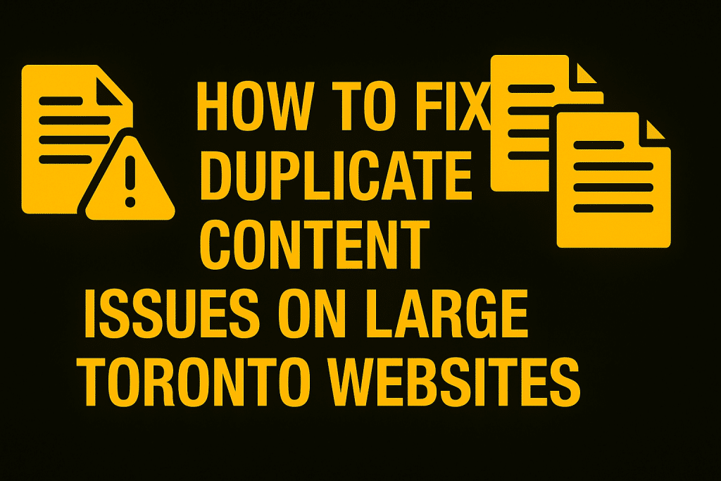 Fix Duplicate Content Issues