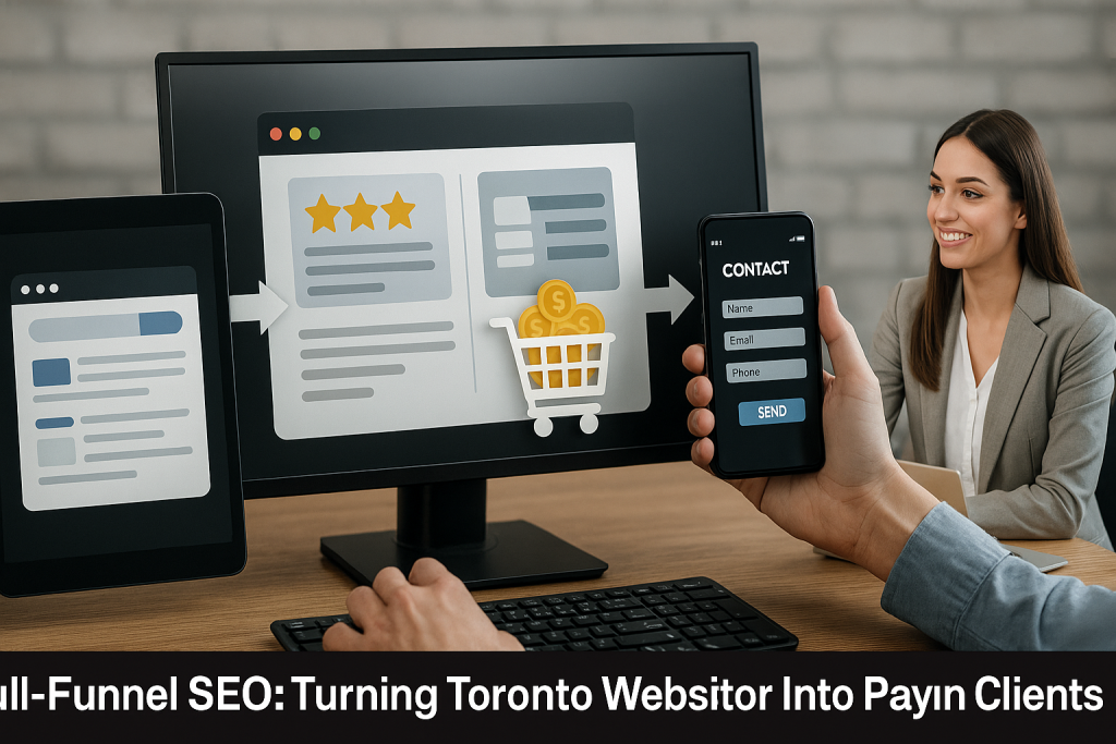 Full-Funnel SEO: Turning Toronto Website Visitors Into Paying Clients