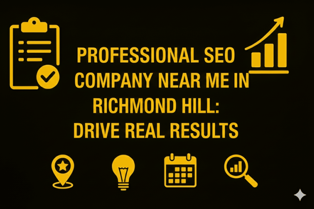 Professional SEO Company Near Me in Richmond Hill