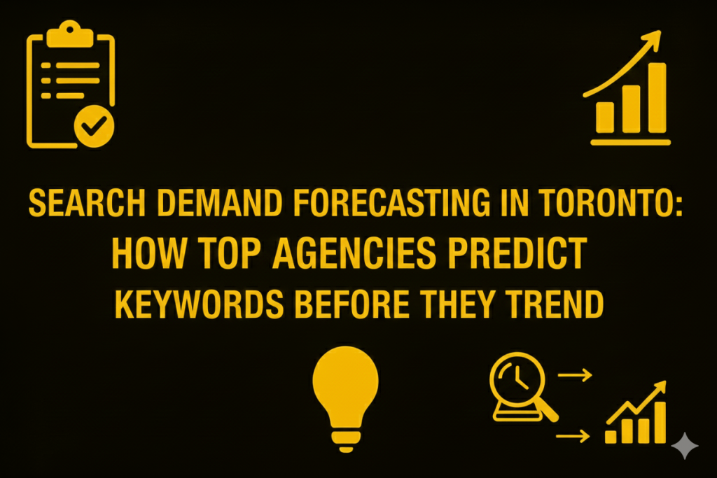 Search Demand Forecasting in Toronto
